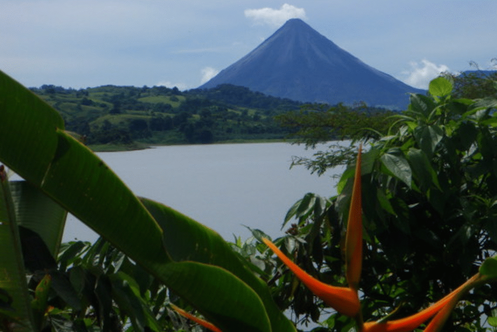 Arenal Volcano in the lowlands.